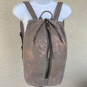 Like new Aimee Kestenberg Metallic Leather Backpack